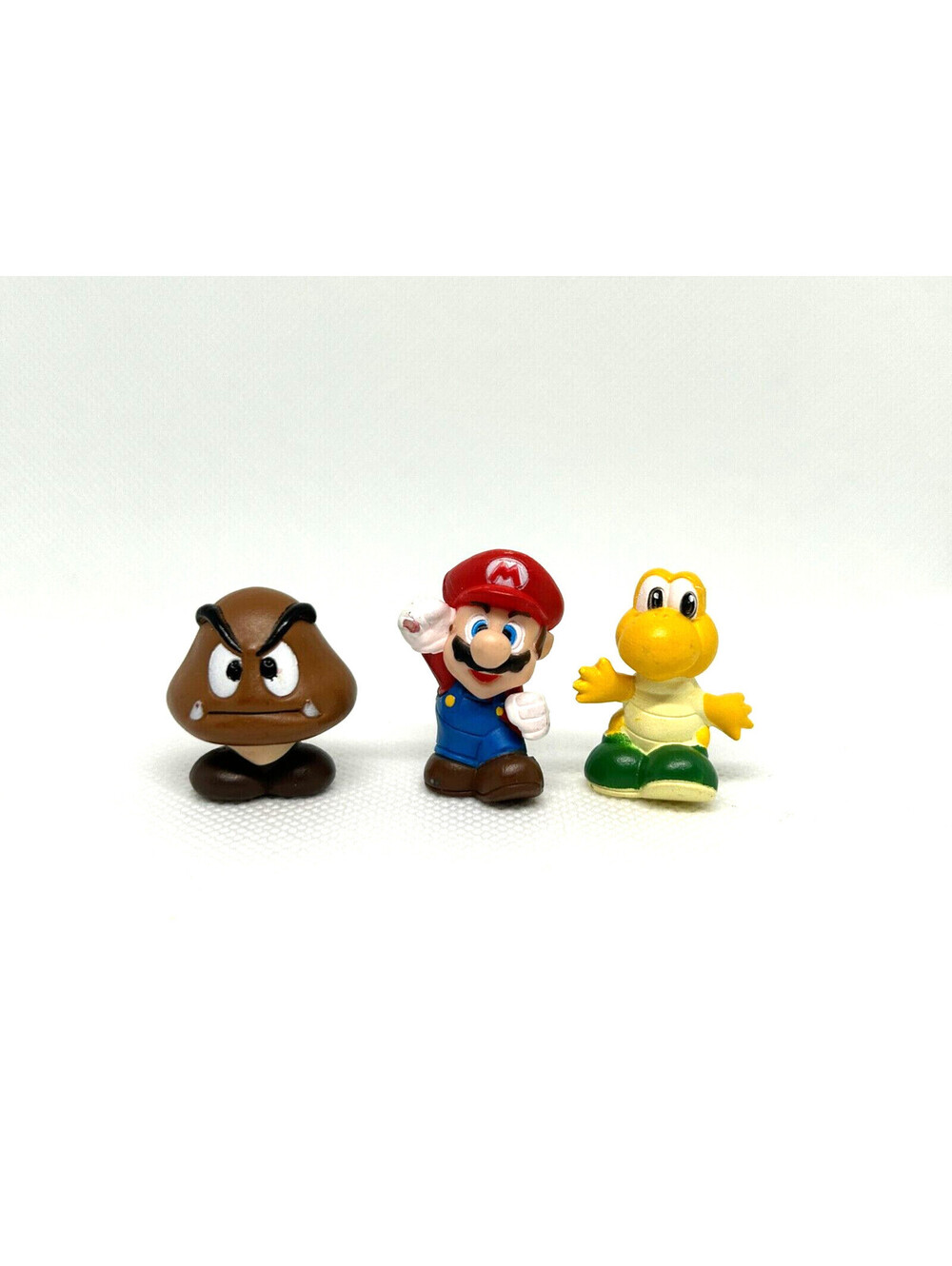 Nintendo Super Mario Figures (Lot of 3) Koopa Troopa, Mario, Goomba